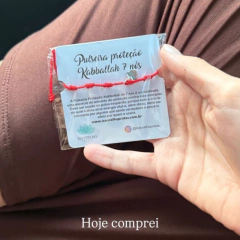Pulseira Kabballah 7 nós vermelha Protetora - loja online
