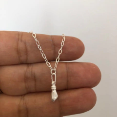 Pulseira Baby e Infantil com Figa Prata 925 - comprar online