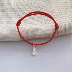 Pulseira vermelha Proteção Baby Figa Prata 925 na internet