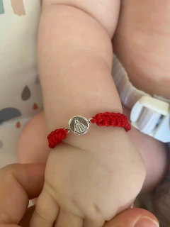 Pulseira infantil Proteção Medalha N.S. Aparecida Prata 925 - Isa Coelho Pratas