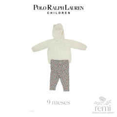 Conjunto leggings y suéter osito y corazón 9 meses (leggings poco reducidos) Polo Ralph Lauren en internet