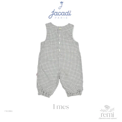 Overall cuadros cafés 1 mes Jacadi - comprar en línea