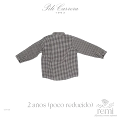 Camisa cuadros grises y cafés 2 años (poco reducido) Pili Carrera en internet