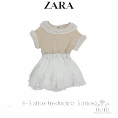 Vestido combinado 4-5 años (reducido 3 años) Zara