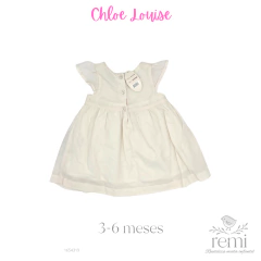 Vestido con flores bordadas 3-6 meses Chloe Louise - comprar en línea