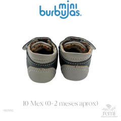 Zapato bebé tonos grises 10 Mexicano (0-2 meses aprox) Mini Burbujas - comprar en línea