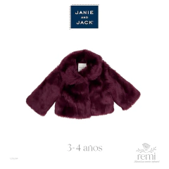 Saco peluche color vino 3-4 años Janie & Jack - comprar en línea