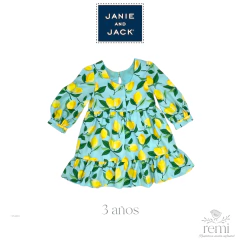 Vestido limones amarillos 3 años Janie & Jack en internet