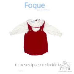 Conjunto ranita roja y camisa blanca 6 meses (reducido) Foque