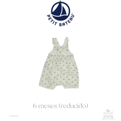 Peto blanco palmeras 6 meses (reducido) Petit Bateau - comprar en línea