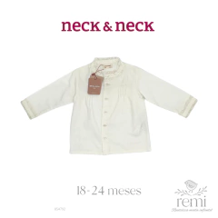 Blusa blanca 18-24 meses Neck & Neck - comprar en línea