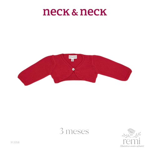 Torera roja 3 meses Neck & Neck