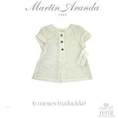 Camisa de lino blanca 6 meses (reducida) Martín Aranda - comprar en línea