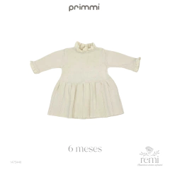 Vestido algodón pima 6 meses Primmi