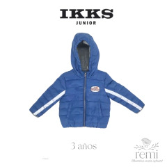 Chamarra azul con interior polar 3 años IKKS - comprar en línea