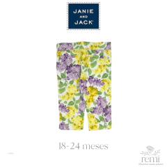 Pantalón flores amarillas y moradas 18-24 meses Janie & Jack en internet