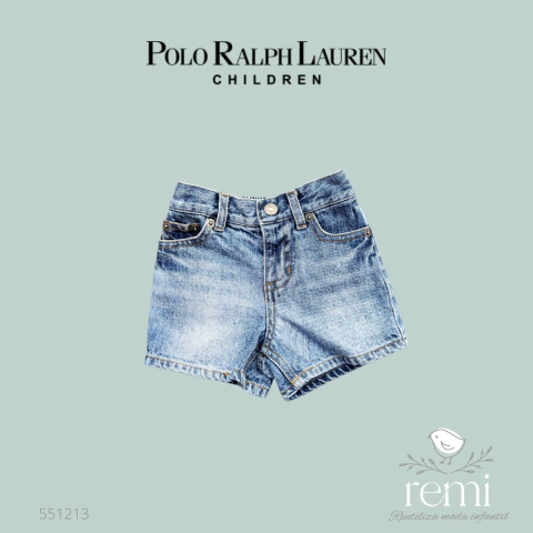Short mezclilla 6 meses Polo Ralph Lauren
