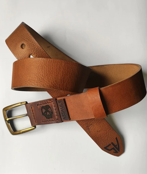 Cinto de couro S & D [PRÉ-VENDA]