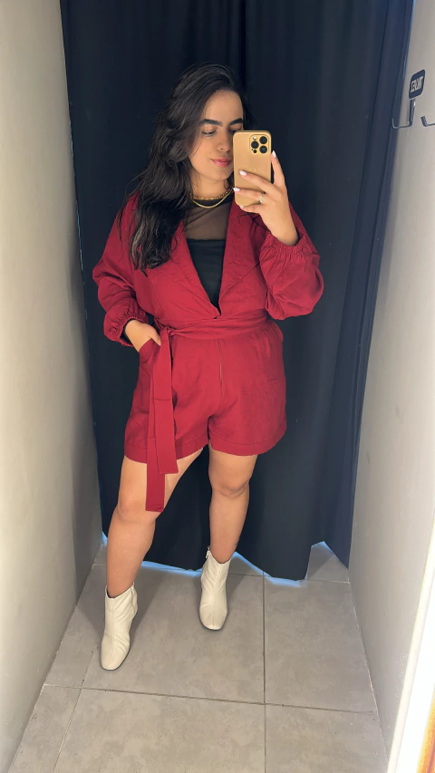 Macaquinho em tecido marrant - Lisboa - comprar online