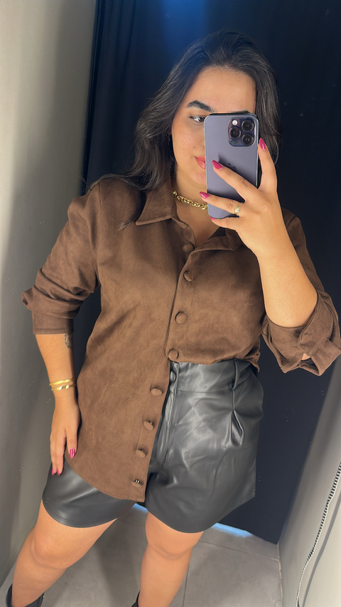 Camisa de suede - Gramado - comprar online