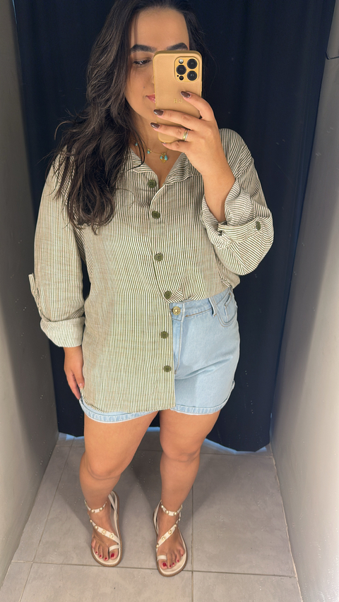 Camisa em crepe Bahamas - comprar online