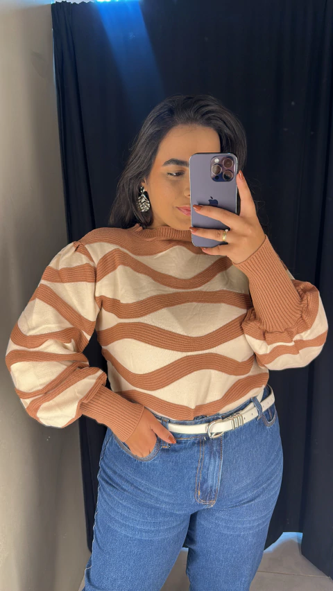 Tricot modal bicolor - Suíça - comprar online