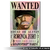 Wanted Zoro Roronoa - Cuadro Holofoil