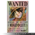 Wanted Luffy - Cuadro Holofoil