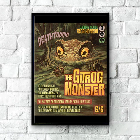 Cuadro con Marco Magic The Gathering The Gitrog Monster - comprar online