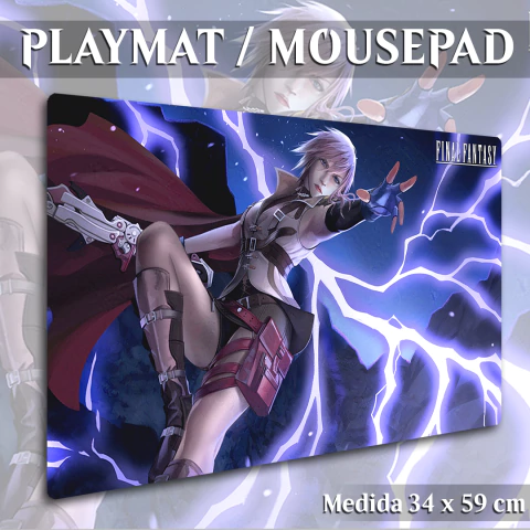Playmat Mousepad Final Fantasy Thunder Magic - comprar online