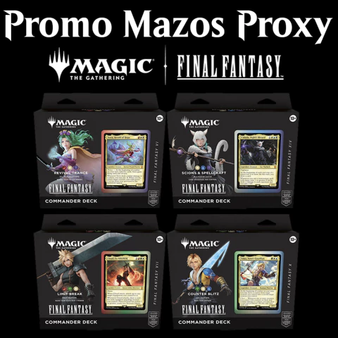 4 Mazos Proxy Alto Gramaje Preconstruidos Final Fantasy - comprar online