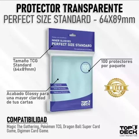 Perfect Fit Topdeck Standard 64x89mm x100 - comprar online
