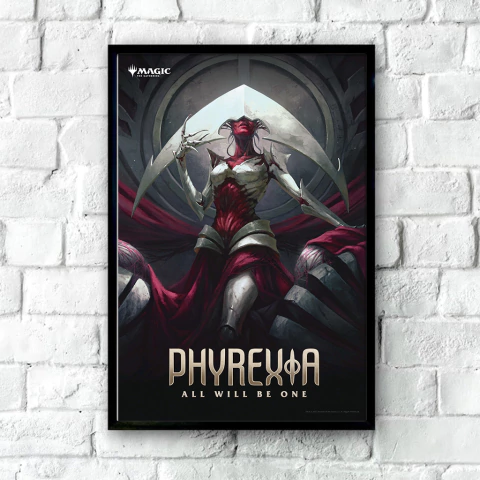 Cuadro con Marco Magic The Gathering Phyrexia All vill be One - comprar online