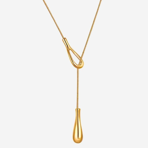 Colar Gota Versatile Banhado a Ouro 18K - comprar online