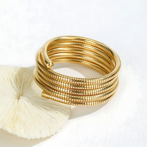 Pulseira Snake Espiral – Design Contemporâneo - comprar online