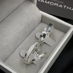 Aliança trabalhada | PRATA 950 - comprar online