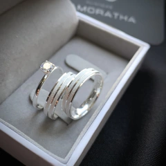ALIANÇA 4mm | PRATA 950