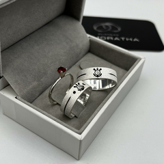 aliança 6mm (times) | prata 950 - comprar online