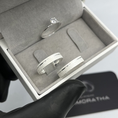 aliança 4mm (c/ canal lateral) | PRATA 950 na internet