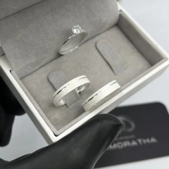 aliança 4mm (c/ canal lateral) | PRATA 950 na internet