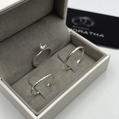 Aliança fininha 1,5mm | PRATA 950 - comprar online