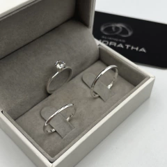 Aliança fininha 1,5mm | PRATA 950 - comprar online