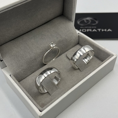 aliança 5mm clássica | PRATA 950