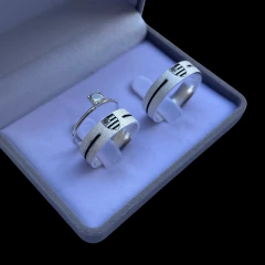 Aliança 6mm TIMES (flamengo) | PRATA 950 - comprar online