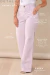 Calça Wide Leg Sarja Lilás