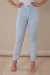 Calça Mom Sarja Azul - comprar online