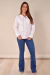 Camisa Linho Feminina Off White - loja online