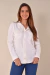 Camisa Linho Feminina Off White - comprar online