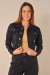 Jaqueta Feminina Jeans Preta Lavada - comprar online