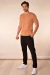 Camiseta Masculina Algodão Egípcio Caramelo na internet